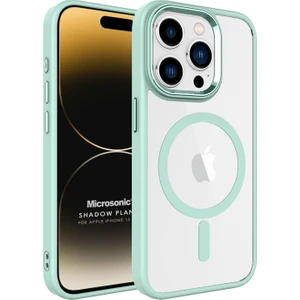 Apple iPhone 15 Pro Max Kılıf Shadow Planet Açık Yeşil