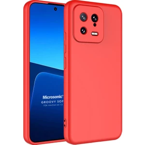 Xiaomi Mi 13 Kılıf Groovy Soft Kırmızı
