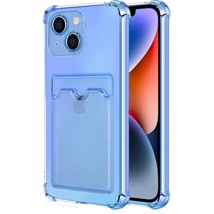 Apple iPhone 15 Plus Card Slot Shock Kılıf Mavi