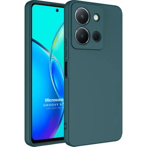 Vivo Y36 Kılıf Groovy Soft Koyu Yeşil