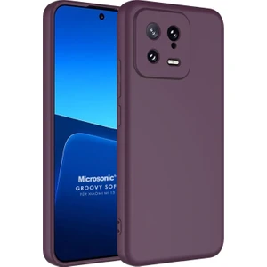 Xiaomi Mi 13 Kılıf Groovy Soft Mor