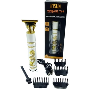 Insua T-Bıçak Ense Sakal Çizim Tıraş Makinesi Vintage T99
