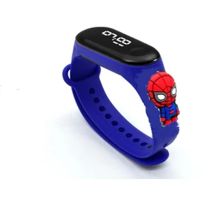 Dzc Kuzenler Avm Laci Örümcek Spderman LED Dokunmatik Ekranlı Dijital Çocuk ve Genç Kol Saati (Akıllı Değiller)