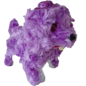 Ct Toys Lila Renk Kuyruk Sallayan Havlayan Işıklı Sesli Yürüyen Peluş Köpek