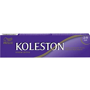 Wella Koleston Siyah Saç Boyası 50 ml Saç Bakım Kompleksi ile Kalıcı ve Parlak Renk