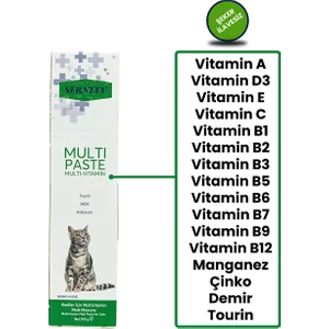 Multi-Paste 100GR( Kediler Için Multivitamin Malt Macunu )