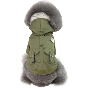 Beyond Store Sonbahar ve Kış Yeni Iki Bacaklı Polar Pamuklu Ceket Köpek Giysileri (Yurt Dışından)