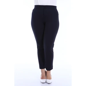 Piano Luce  Schık Kadın Büyük Beden Power Likra  Kumaş Pantolon Lacivert SCKWM21PNT005