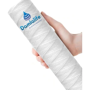 10" Inç Iplik 1 Micron Sediment Sargı Ip Tortu Filtre