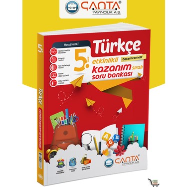 Çanta Yayınları 5. Sınıf Türkçe Etkinlikli Kazanım Soru Kitabı