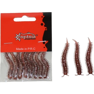 Captain Silikon Kurt Captain Ajıbıshı 5,5cm 8 Li Paket