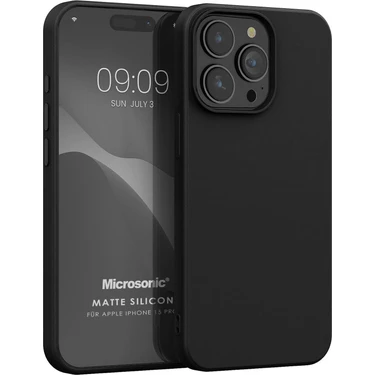 Microsonic Matte Silicone Apple iPhone 15 Pro Kılıf