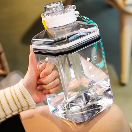 Fitness Su Isıtıcısı 2.2l, Spor Tencere, Büyük Kapasiteli Kova Bardak (Yurt Dışından)