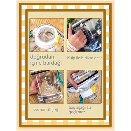 Fitness Su Isıtıcısı 2.2l, Spor Tencere, Büyük Kapasiteli Kova Bardak (Yurt Dışından) fiyatları