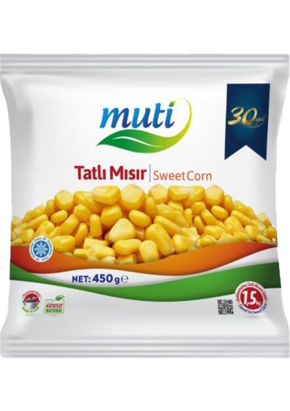 Muti Dondurulmuş Tatlı Mısır 450 G