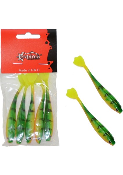 Sahte Silikon Yem Captain Pencıl Duck 9,5cm 5’li Pk Renk:02