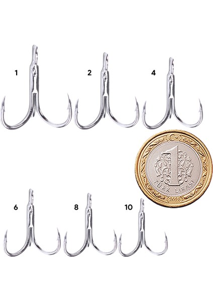 1213 Round Bent High Carbon Nikel 3’lü Iğne No:10 modelleri