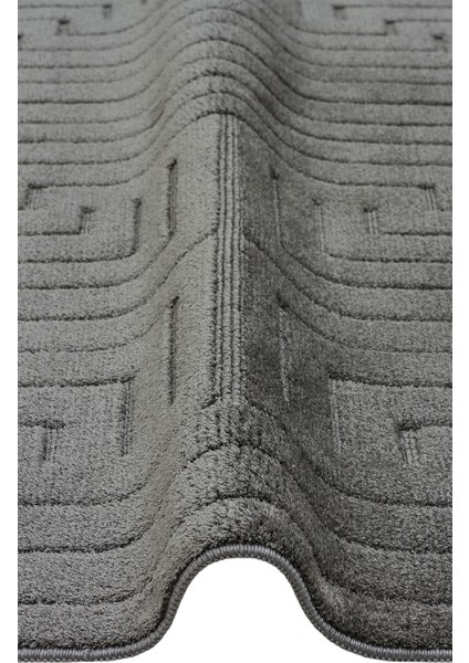 Missori Msr 06 Antrasıt Hav Toz Vermez Sade Desenli Yumuşak Dokulu Modern Makine Halısı fiyatları