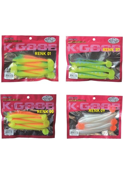 Silikon Yem Captain Typoon Soft 12CM 5’li Pk Renk:03