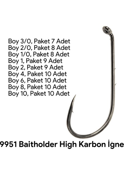 9951 Baitholder Iğne No:1 fırsatları