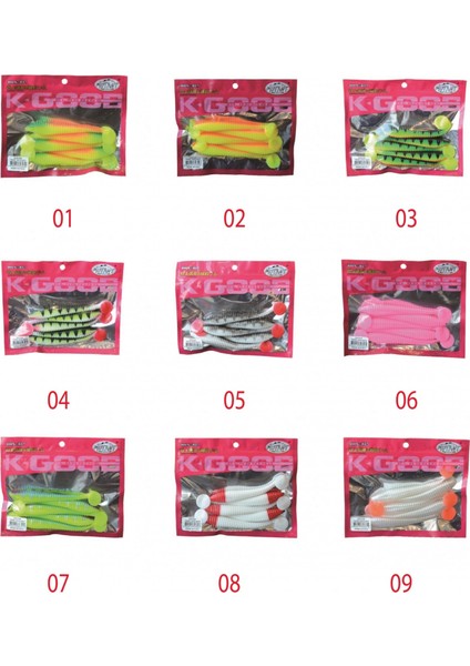 Silikon Yem Captain Typoon Soft 12CM 5’li Pk Renk:07