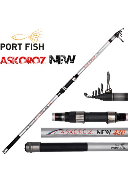 Surf Olta Kamışı Askoroz New Carbon Kamış 390CM 100-250GR