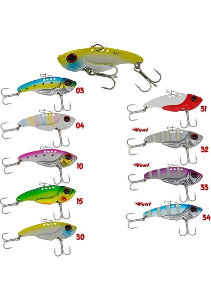 Vibrasyon Jig Wily Spoiled Vibrasyon 6cm 21GR Renk:34