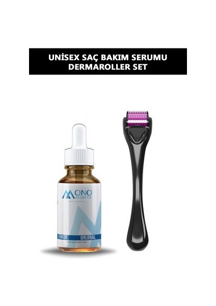 Saç Bakım Serumu 50 ml - Saç Dökülmes Karşıtı ve Saç Yoğunluğunu Artırır ve Dermaroller + Saç Çıkarır