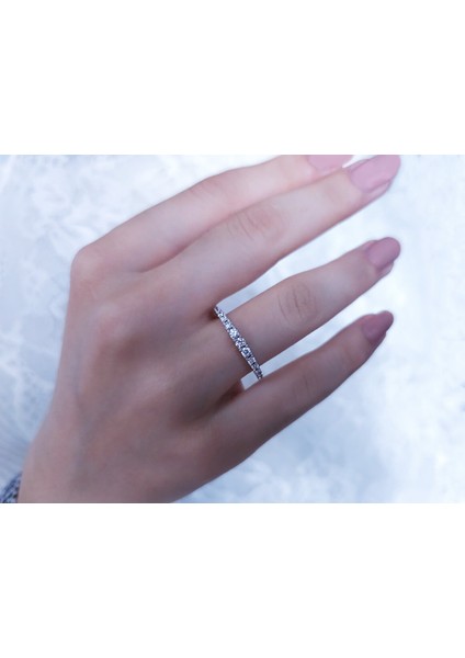 0,44 Karat Pırlanta Yarım Tur Yüzük 0447R0053 fırsatları