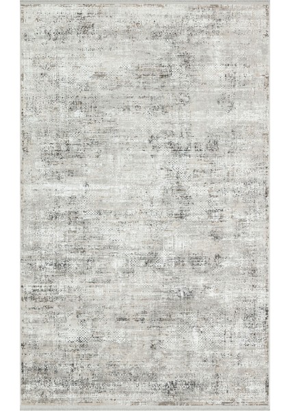 Modena Mdn 01 Cream Grey Hav Toz Vermez Şık ve Modern Sık Dokuma Makine Dokuması Halı