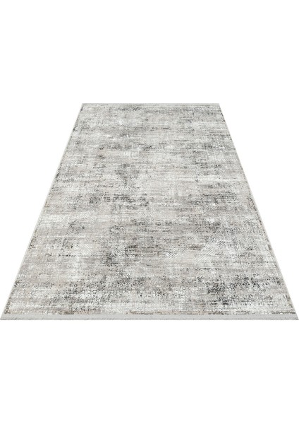 Modena Mdn 01 Cream Grey Hav Toz Vermez Şık ve Modern Sık Dokuma Makine Dokuması Halı fırsatları