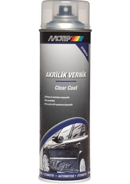 Üniversal Akrilik Sprey Vernik Şeffaf Parlak Vernik 500 ml