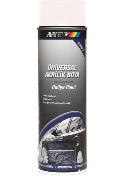 Üniversal Akrilik Sprey Boya Parlak Beyaz 500 ml