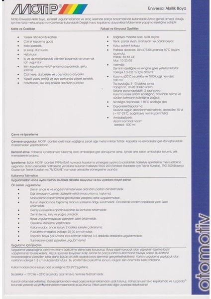 Üniversal Akrilik Sprey Boya Parlak Beyaz 500 ml modelleri