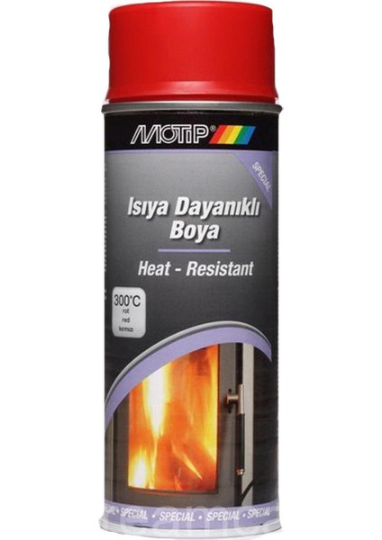 Isıya Dayanıklı Sprey Boya Mat Kırmızı 400 ml