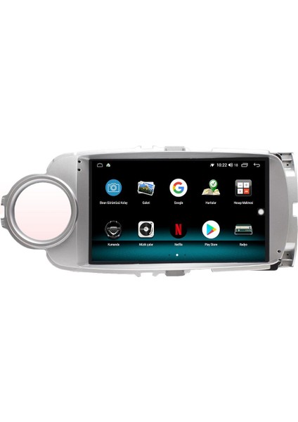 Toyota Yaris Android 13 Multimedya Carplay 4gb RAM+64GB HDD Navigasyon Ekran fırsatları