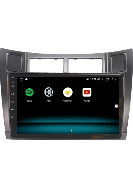 Toyota Yaris Android 13 Multimedya Carplay 4gb RAM+64GB HDD 2007-2011NAVİGASYON Ekran