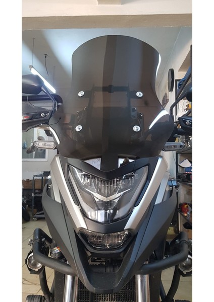 Honda Nc 700-750 x 2015-2018 Model Uyumlu Tur Camı ve Telefon Tutucu Bar