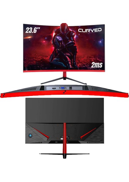 ELS11 Ryzen 5 5600X 32GB Ddr4 500GB SSD RTX3050 8gb 24" Curved Oyuncu Masaüstü Bilgisayar