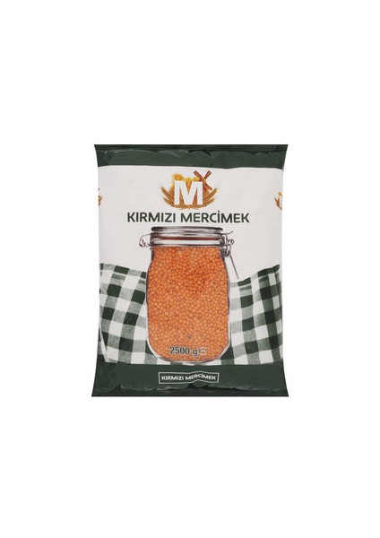 Kırmızı Mercimek 2500 gr