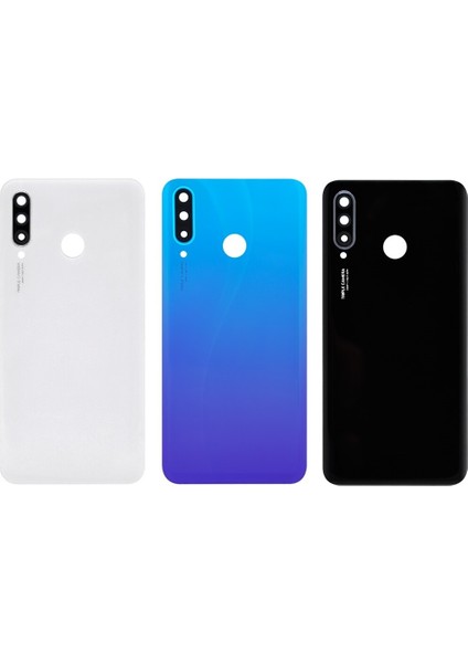 Huawei P30 Lite Uyumlu Arka Pil Batarya Kapağı Cam Lensli 24MP MAR-LX1M