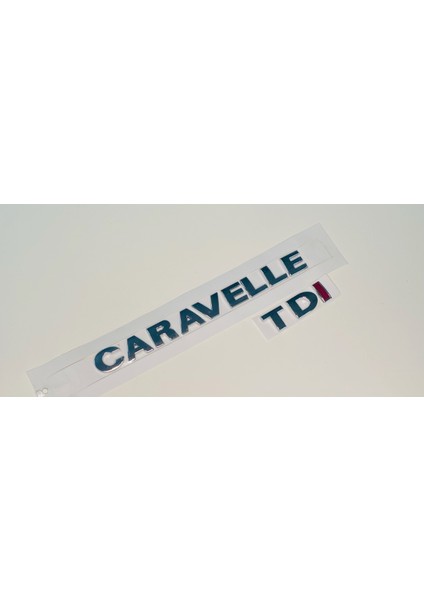 Vw Transporter T5 Caravelle Tdi 2004 - 2010 Tek Kırmızı Arka Bagaj Yazısı