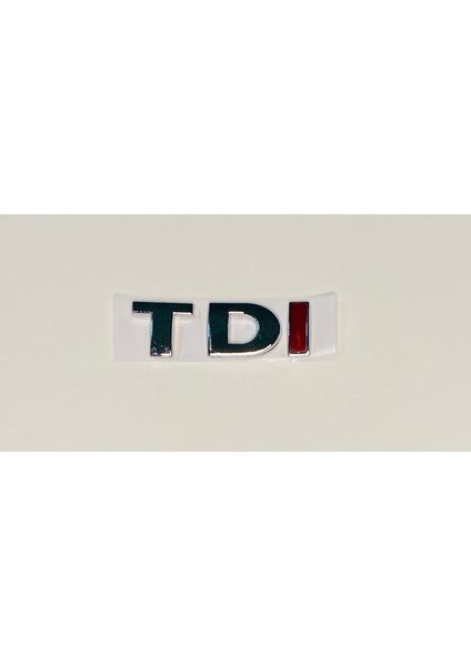 Vw Transporter T5 Caravelle Tdi 2004 - 2010 Tek Kırmızı Arka Bagaj Yazısı