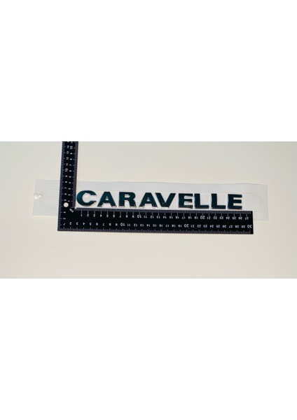 Vw Transporter T5 Caravelle Tdi 2004 - 2010 Tek Kırmızı Arka Bagaj Yazısı