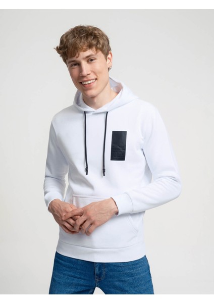 Erkek Sweatshirt Beyaz LF2034041