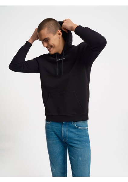 Erkek Sweatshirt Siyah LF2034269