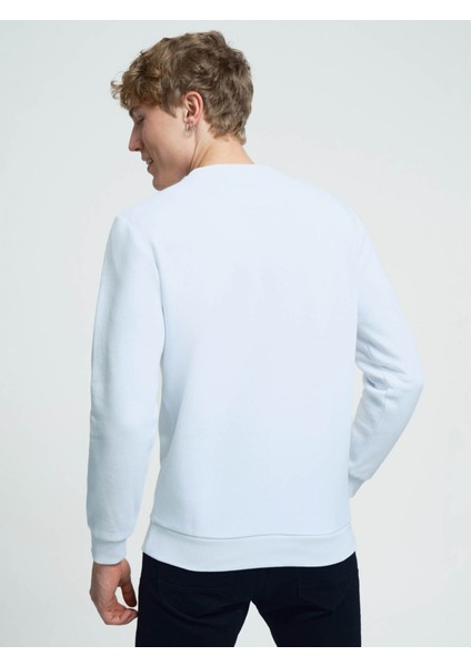 Erkek Sweatshirt Beyaz LF2034185 modelleri