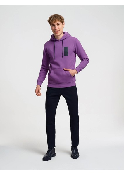 Erkek Sweatshirt Mor LF2034041