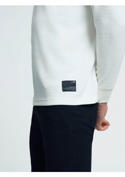 Erkek Sweatshirt Beyaz LF2034194 modelleri