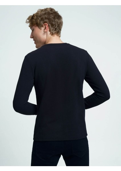 Erkek Sweatshirt Siyah LF2034194 modelleri